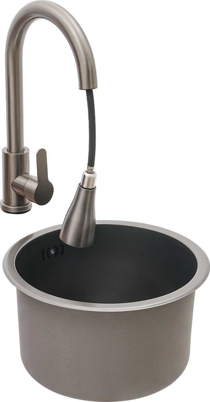 Easybuy Ronde RVS Keukenwastafel voor Inbouw