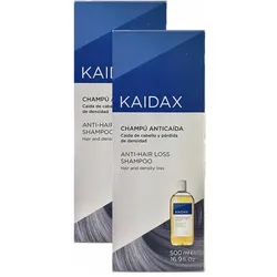 Topicrem, Shampoo, Kaidax Anti-Haarausfall Shampoo 500ml - 2er-Pack (Flüssiges Shampoo, 500 ml)