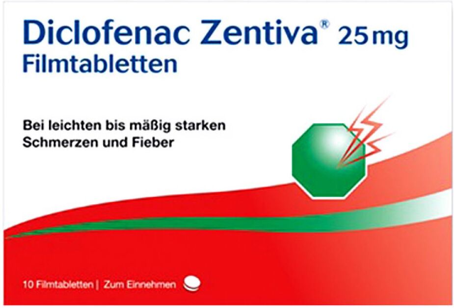 Diclofenac Zentiva 25mg