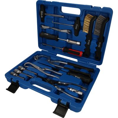 BRILLIANT TOOLS Montagewerkzeugsatz, Bremsenservice -Bremstrommel und Bremsscheiben-Werkzeug-Satz, 15-tlg BT701250