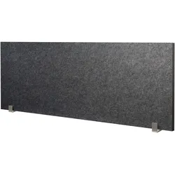 Schreibtisch-Set desktopz ?nie wieder bohren? Farbe: anthrazit, Größe: 100x50x2,5cm