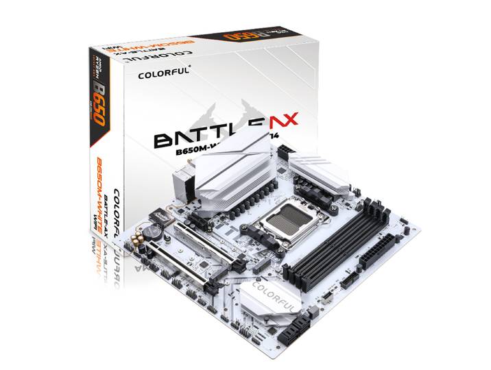 COLORFUL BATTLE-AX B650M-WHITE WIFI V15 Carte mère, format M-ATX