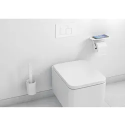 hansgrohe WallStoris Toilettenset 27969700 aus Kunststoff, Mattweiß