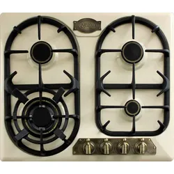 Kaiser Empire KG 6325 ElfEm Gaskochfeld 60cm Autark 4 Hochwertige Brenner mit 3 kW WOK