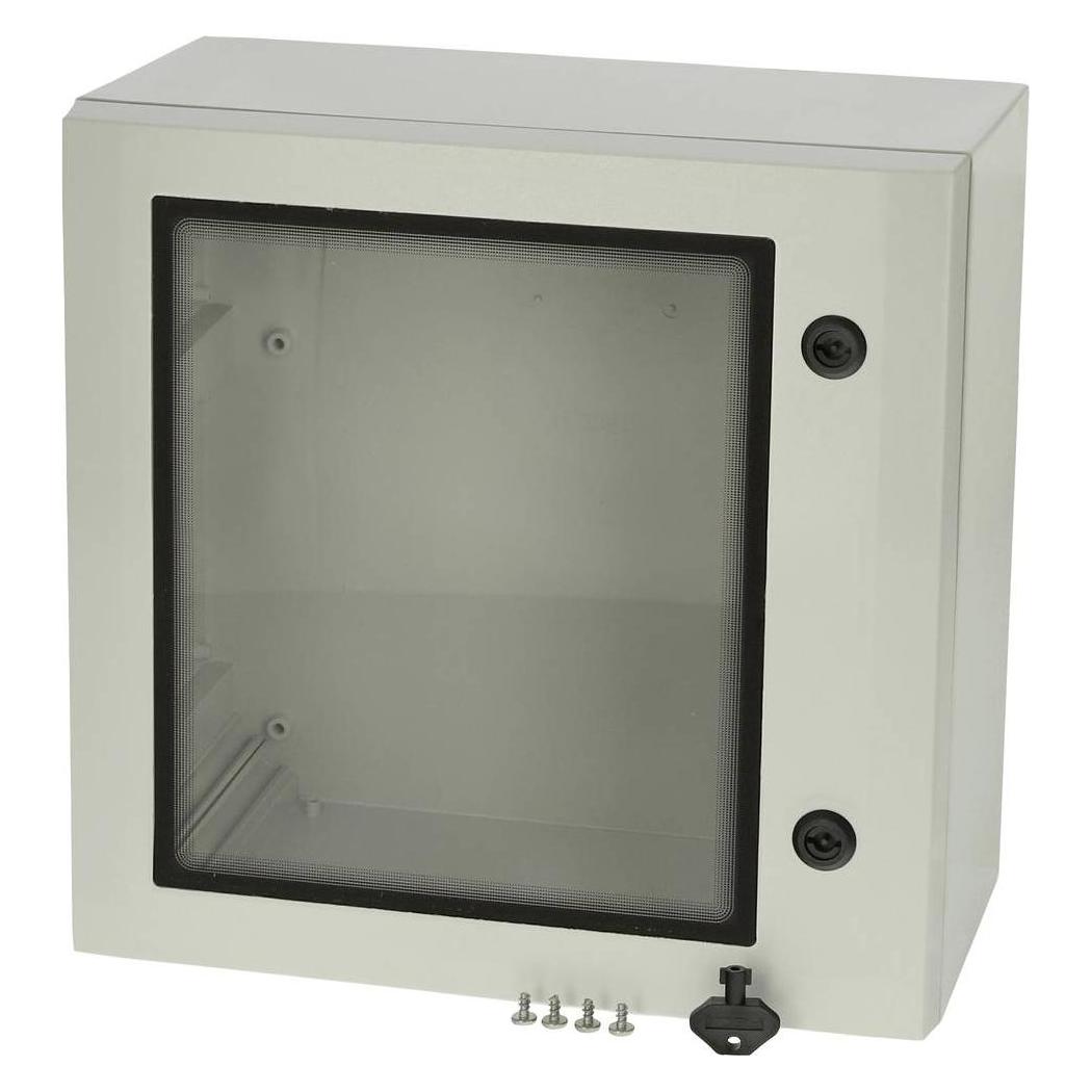 Fibox Hochschrank ARCA 400x210x400mm Grau Polycarbonat IP65 (ARCA 404021W NO MP)