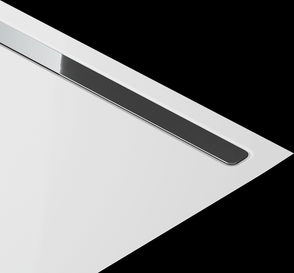 Kaldewei couvercle Nexsys Kaldewei 687771230986 Inox glossy, 4132, pour douche 80 cm, 60,65 cm