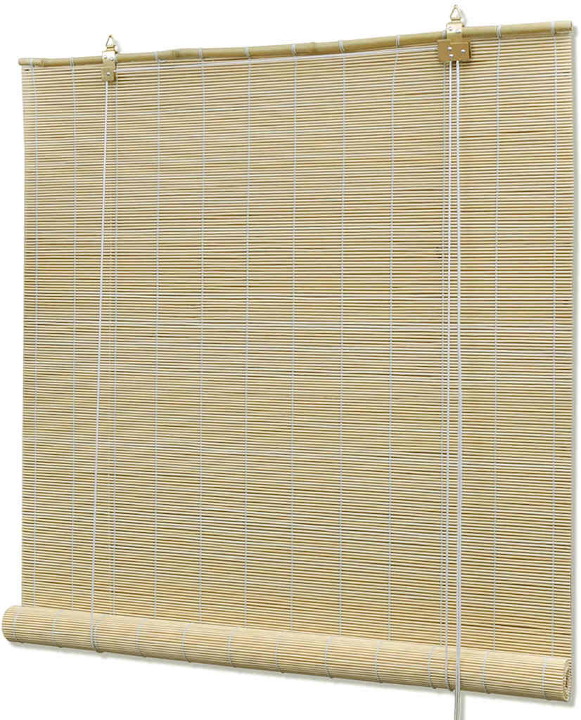 vidaXL Store à rouleau bambou naturel 100x160 cm