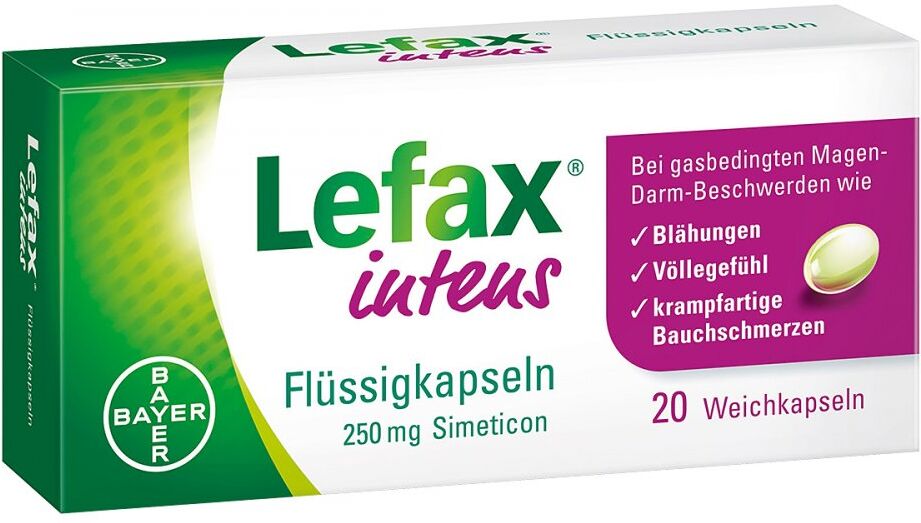 Lefax intens Flüssigkapseln 250 mg Simeticon