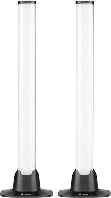 Tracer Smart Bureau Lamp Set met RGB LED, Bluetooth en Tuya App ondersteuning, Zwart