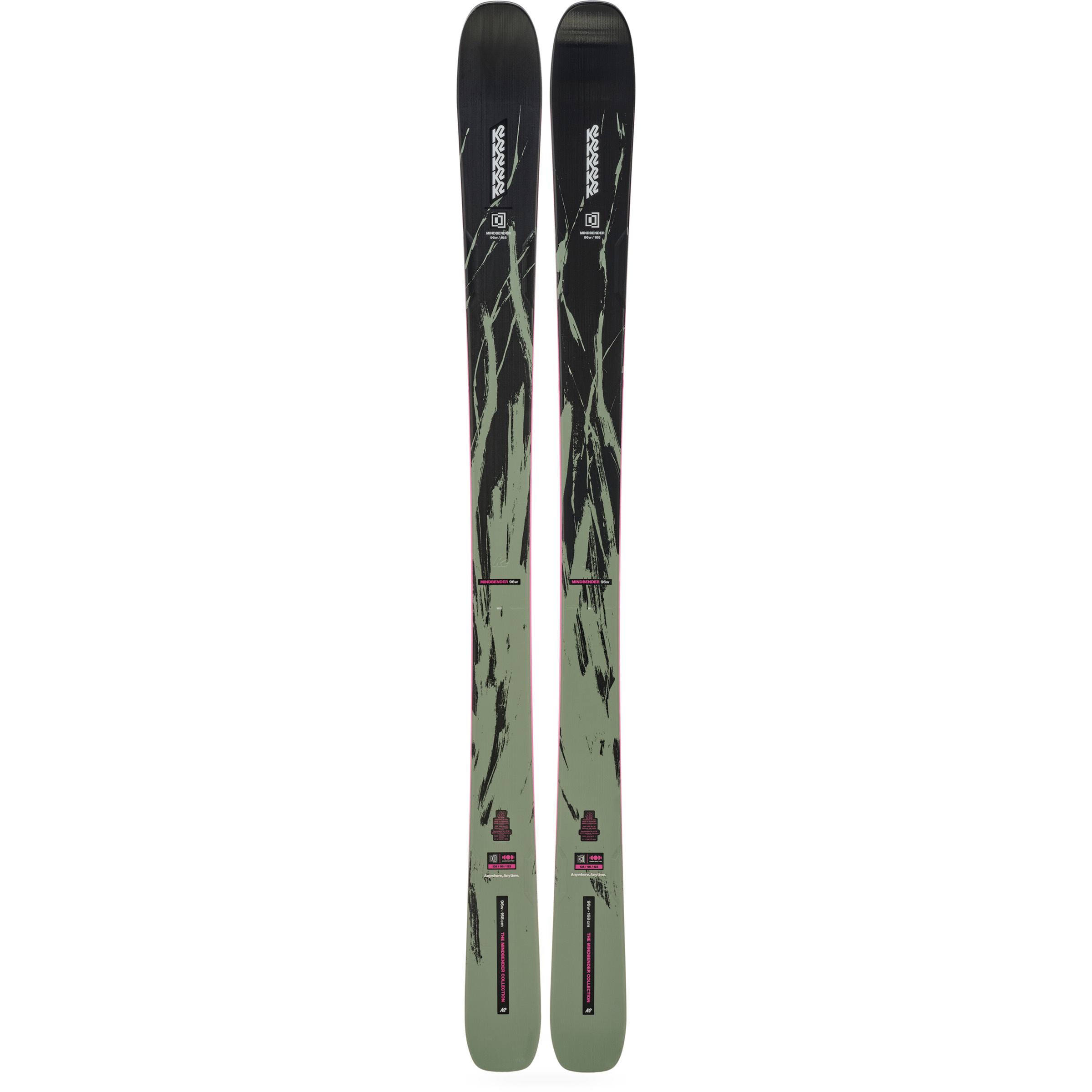 K2 Mindbender 96 Freerideski 26/27 Damen Ski weiss Größe 163CM Freeride