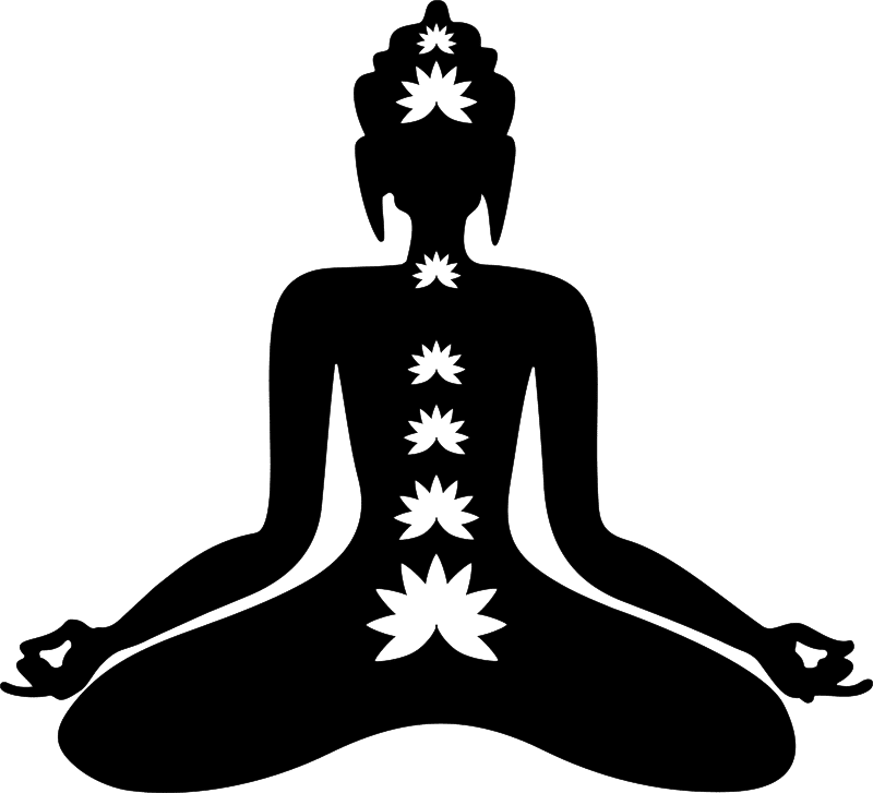 Ambiance-sticker Sticker yoga emblème Bouddhiste