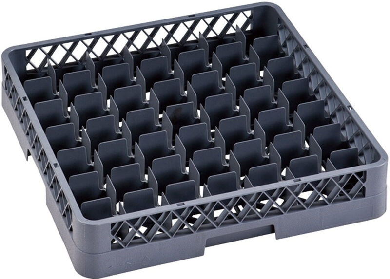 B2B Partner Koš do myčky na sklo, 500 x 500 x 100 mm, 49 segmentů, 65 x 65 mm