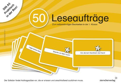 Katrin Langhans - 50 Leseaufträge in der Box: Zum selbstständigen Bearbeiten in der 1. Klasse - Preis vom 10.10.2026 11:48:34 h