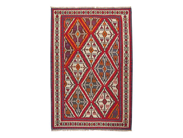 Tapis poils courts Kelim Gashgai 2145778 Multicolore 179 x 0 x 272cm Laine