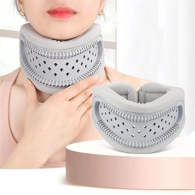 Uplifted Finds Neck Brace Support Pillow For Snoring Relief And Neck Pain Comfort gray