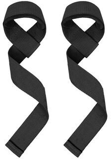 Multisell Products Hub Strength Training Wrist Straps, Adjustable Non slip Gym Fitness Lifting Support black
