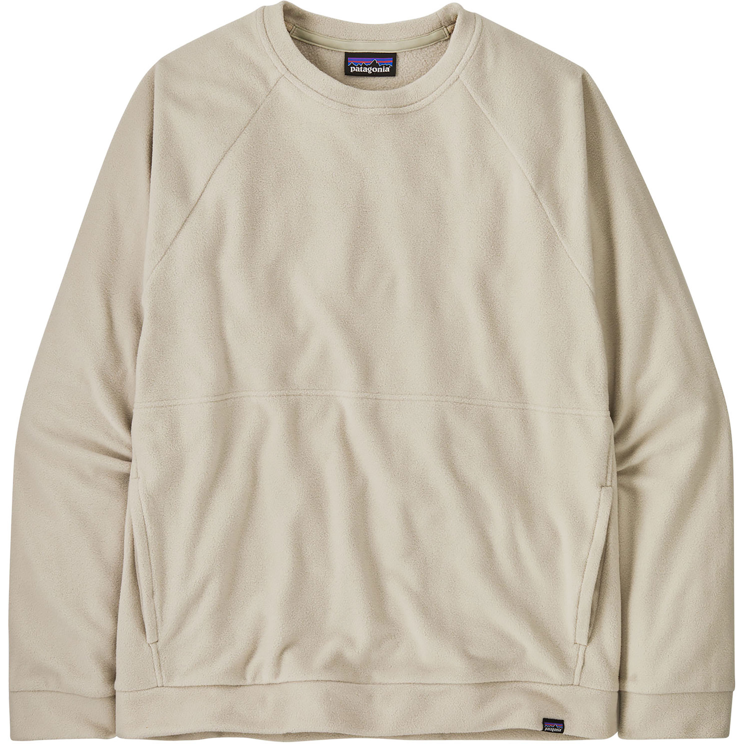Patagonia Micro D Crewneck Herren Pullover beige Größe L Trekking Atmungsaktiv