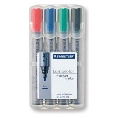 Staedtler Flipchartmarker Lumocolor 4St Box (4x) (356 WP4)