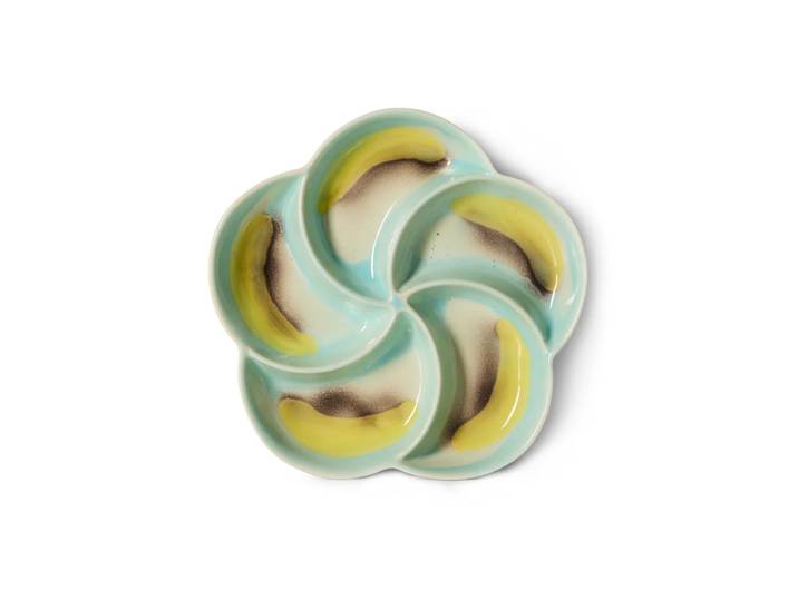 HKliving - 70's Snack-Tablett, Ø 20,3 cm, glint