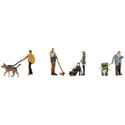 NOCH N Menschen mit Hunden Bemalt 36471