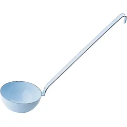 Riess Classic Schöpflöffel 9 aus Emaille Pastell Blau
