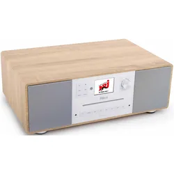 Block Smart Radio Passion Walnut (DAB+, FM, Internetradio, Bluetooth, WLAN), Radio, Braun, Grau