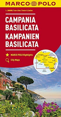 MARCO POLO Karten 1:200.000: MARCO POLO Karte Italien Blatt 12 Kampanien, Basilicata 1:200 000 - Preis vom 14.10.2026 23:07:16 h