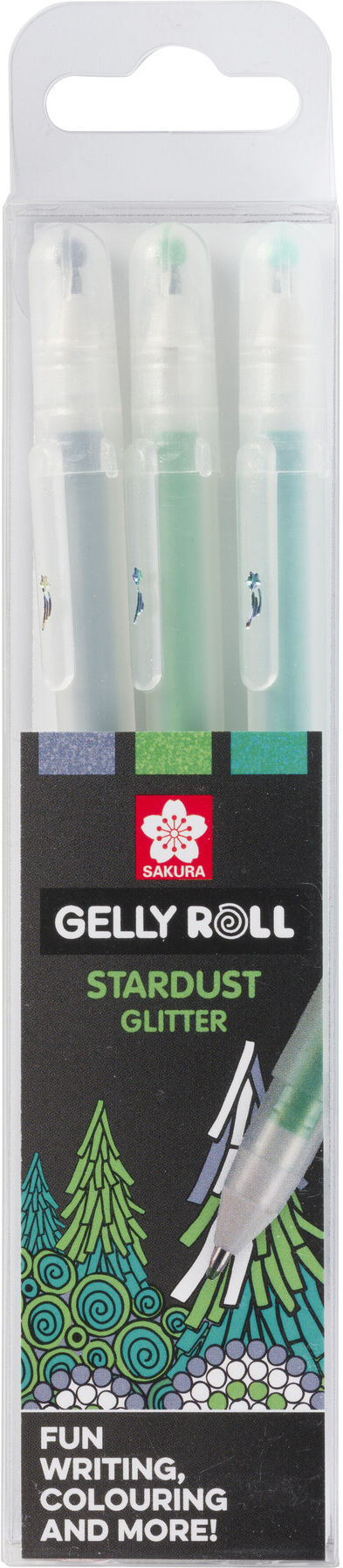 Sakura Gelly Roll Stardust - set van 3  - Forest   8712079395773   Verf