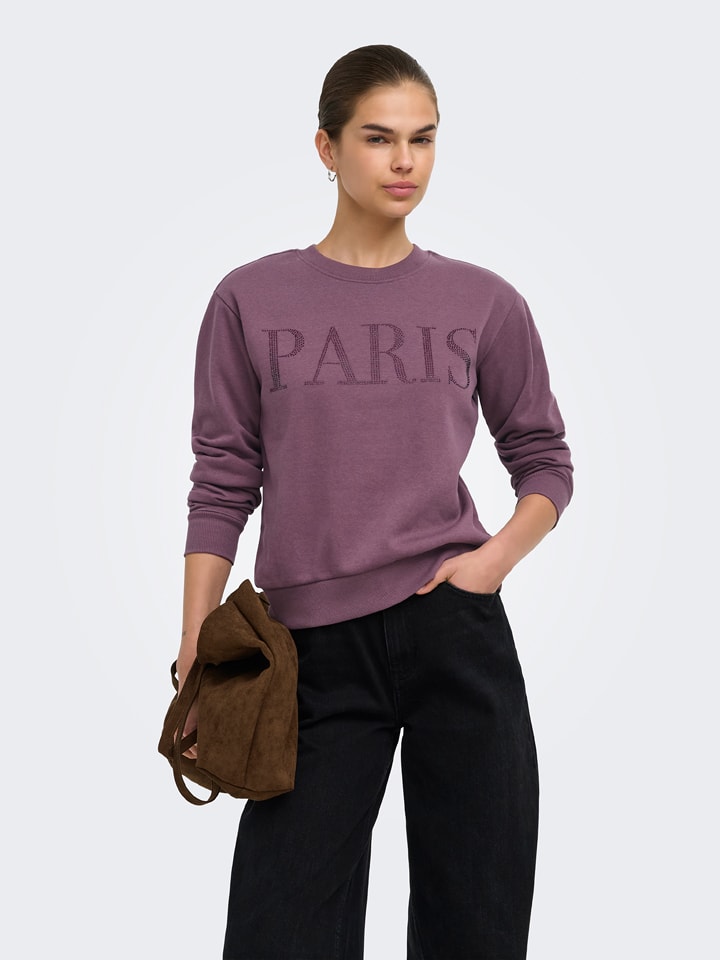 JDY Sweatshirt in Mauve - L