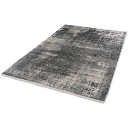 Schöner Wohnen Kollektion Teppich Vision D.211 C.040 Blümchen anthrazit 80x150cm