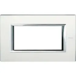 Legrand HA4804VSA Abdeckrahmen AXOLUTE: 4 Module, Farbe: Glas Spiegelnd