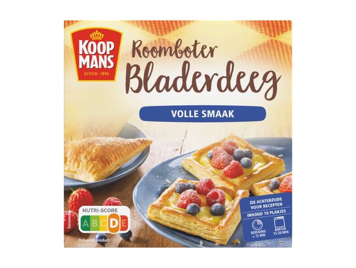 Koopman Bladerdeeg Boter - 450 g