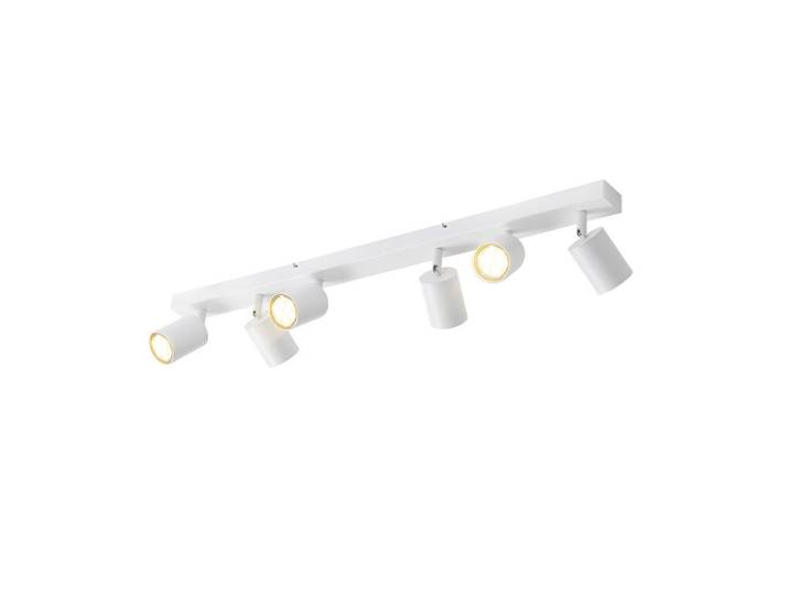 Nettlife Deckenstrahler Roger 6-flammig 77/3/14 cm, Weiß, Metall, Gu10, 3x14x77 cm, Lampen & Leuchten, Innenbeleuchtung, Spots & Strahler, Wandstrahler