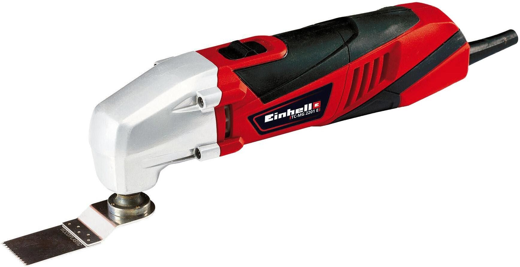 Elektro-Multifunktionswerkzeug EINHELL "TC-MG 220/1 E", rot, Multifunktionswerkzeug-Maschinen, Elektro-Multifunktionswerkzeug, Funktionen: Softgriff; Schaben rot Einheitsgröße