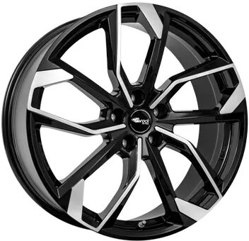 RC Design Rc34 Crystal Silver 7.5x19 ET 50.5 5X108 Alufelge Silber