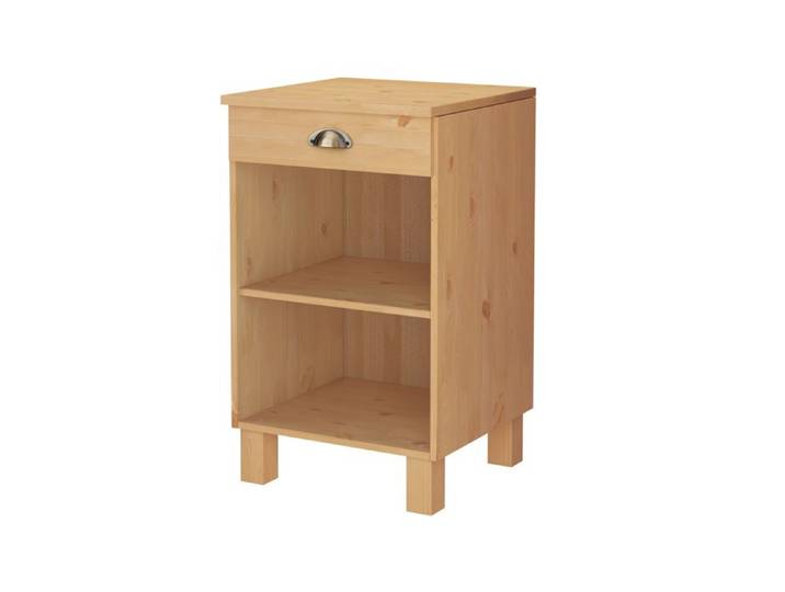 Toscana-armoire 50 Cm 1 Tiroir Teinté/ciré