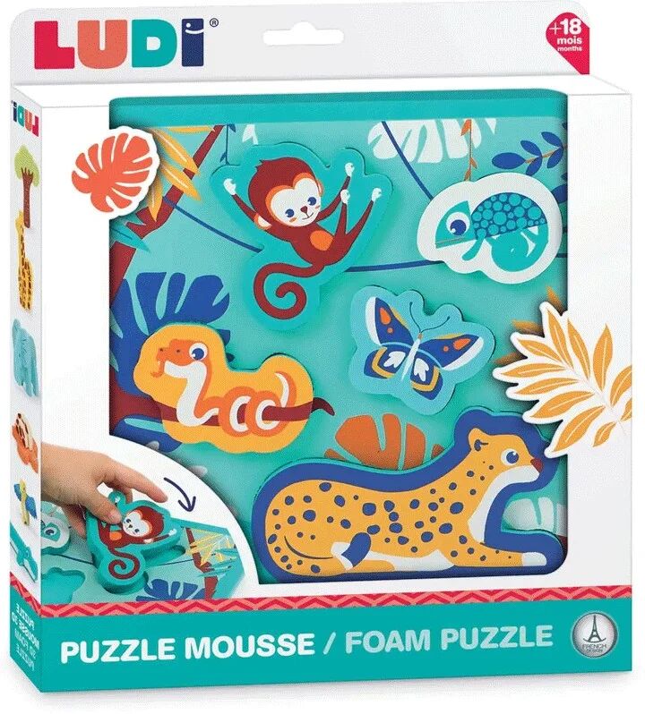 Puzzle mousse Jungle 5 pcs - Ludi