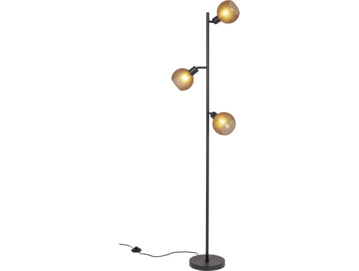 Stehlampe Carini schwarz Metall/Glas H 160 cm - Stehlampe
