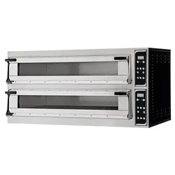Pizzaofen Virtuoso digital BREIT - 2 Kammern 2 x 6 Pizzen Ø 350 mm