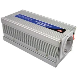 MeanWell, Spannungswandler, DC-AC-WECHSELRICHTER - MODIFIZIERTE SINUSWELLE - 12 V - 300 W - SCHUTZKONTAKT-STECKER...