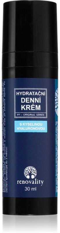 Renovality Hydrating day cream with hyaluronic acid crème de jour pour tous types de peau 30 ml