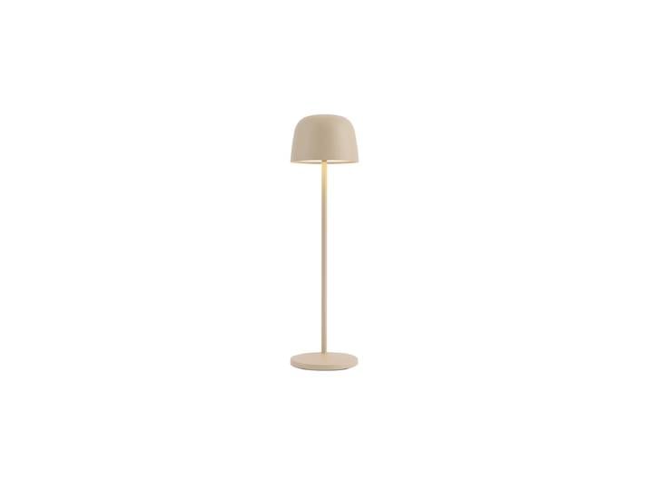 Lampe de table beige avec LED rechargeable avec station de charge