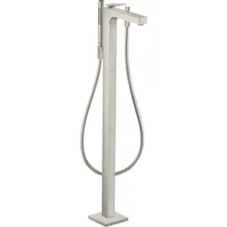 hansgrohe AXOR Citterio Wannenmischer, freistehend, inklusive Zubehör, Ausladung 200mm, 39440800, Farbe: Stainless Steel Optic