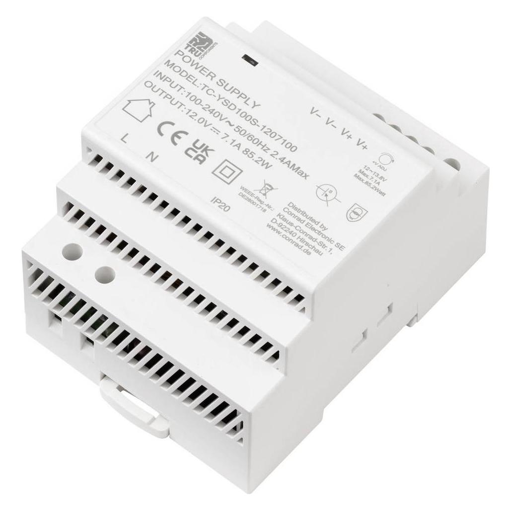 Tru Components TC-13710884 Hutschienen-Netzteil (DIN-Rail) Verbrauch (StandBy) 0 (TC-13710884)