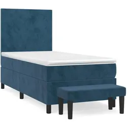 vidaXL, Boxspringbett, Marlonin (Block mit Quadraten) (90 x 190 cm)