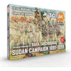 AK Interactive, Künstlerfarbe + Bastelfarbe, SUDAN CAMPAIGN 1881-1899 - SIGNATURE SET BY RAFA ARCHIDUQUE