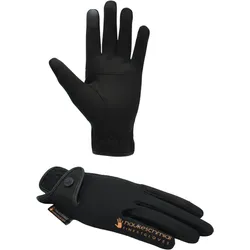 Hauke Schmidt Reithandschuh Ping Pong schwarz, Handschuhgröße: S