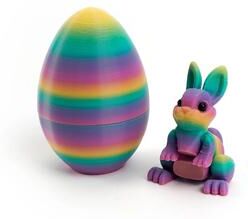 Uplifted Goods Architectural 3D Printed Easter Rabbit Figurine a