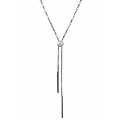 Lange Kette LIEBESKIND BERLIN "LJ-0145-N-85", silber (silberfarben), Halsketten, Damen, Edelstahl, L: 85