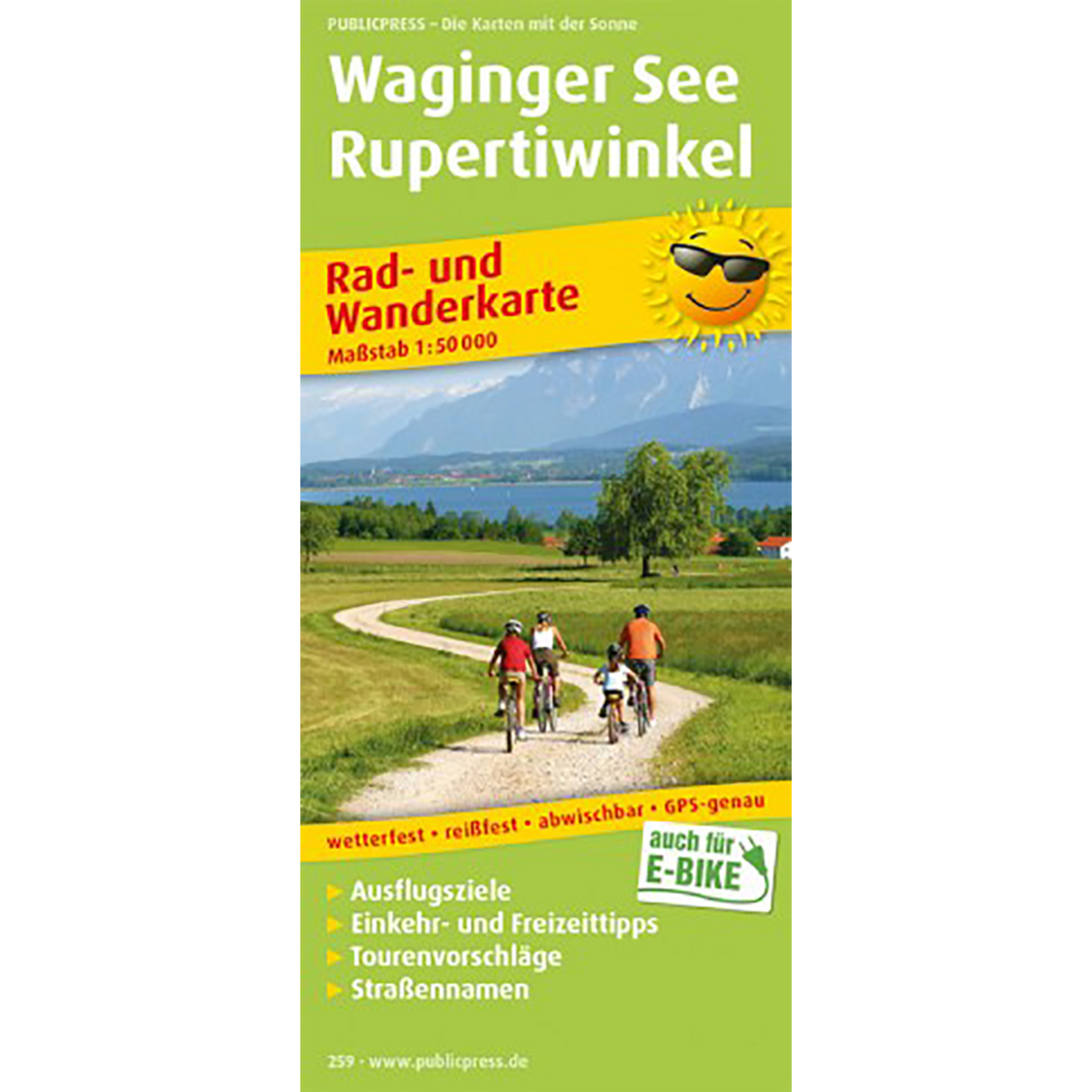 PublicPress RWK 259 Waginger See Rupertwinkel Topografische Karten